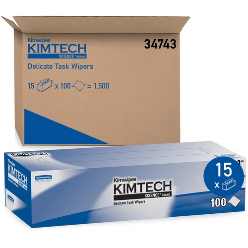 Wipe, Kimwipe, 3 Ply, 119 Sheets 15/CT