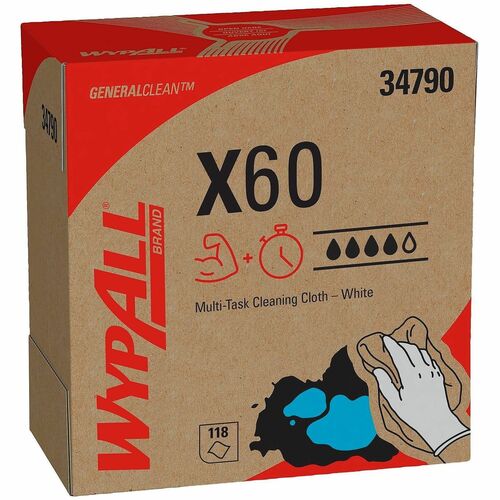 Wipe, WypAll, 9.1 X 16.8 X 60 118/BX