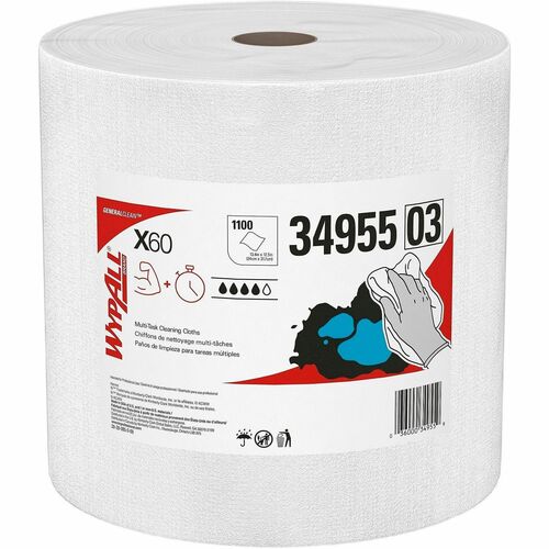 Wipers, WypAll, X60, Jumbo Roll 1100/RL
