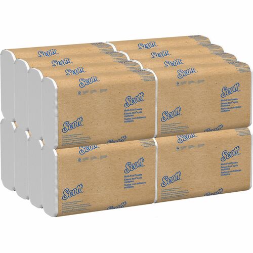 Towels, Multi-Fold, 8x9, White 16/CT