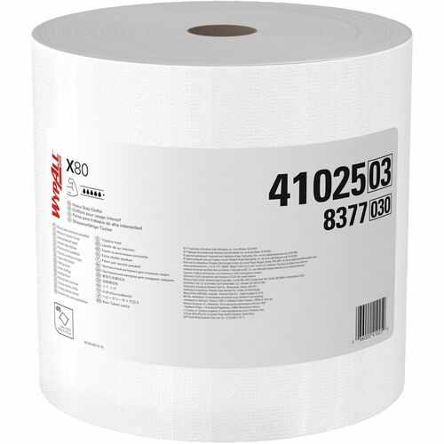 Wipe, WypAll, X80, White
