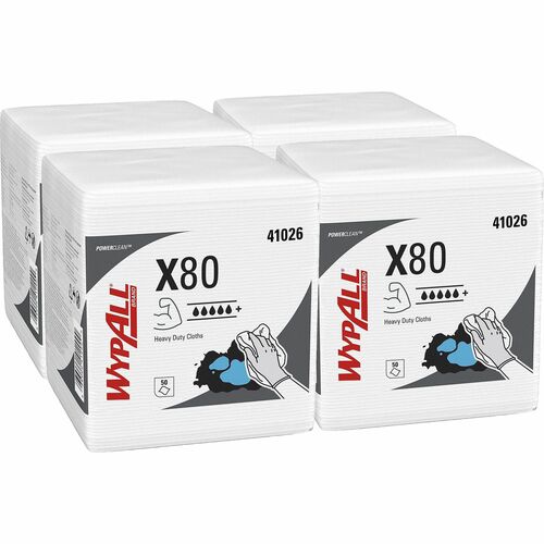 Wipers, WypAll, X80, Quarter Fold 200/CT