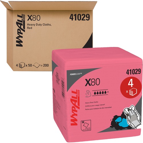 Wiper, Hydroknit, X80, WypAll 200/CT