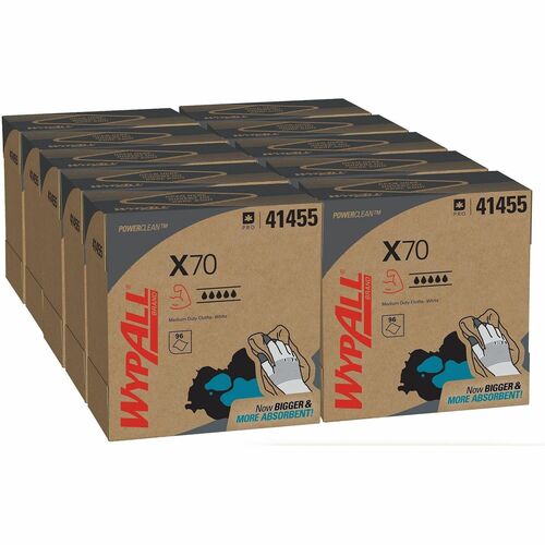 Wiper, X70, Hydroknit, Wypall, 100/BX 10/CT
