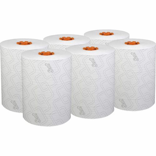 Towels, Paper, Roll, White, Org 6/CT