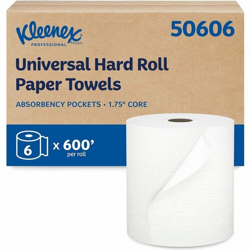 Towels, Hard Roll, Kleenex 6/CT