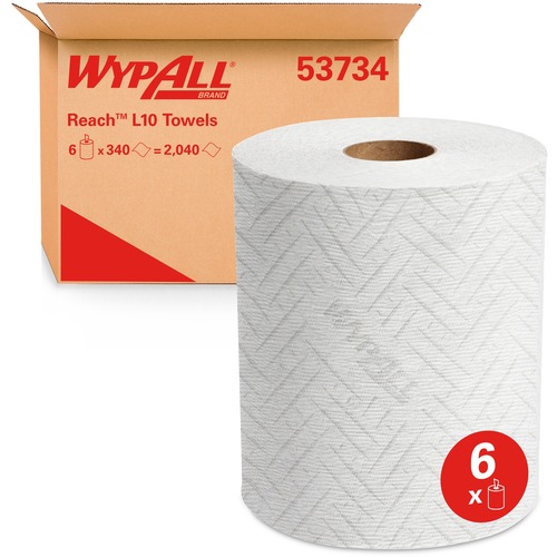 Towel, Dry, L10, White 6/CT