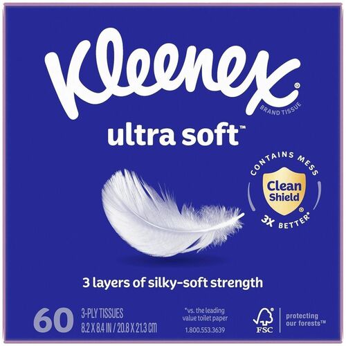 Facial Tissue, Ultrasoft, Upright 27/CT