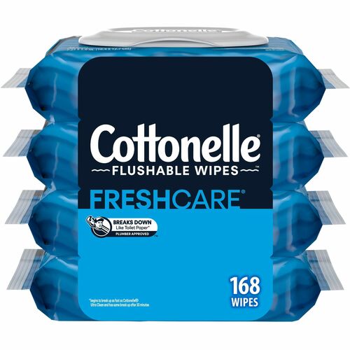 Wipes, Flushable 4/PK