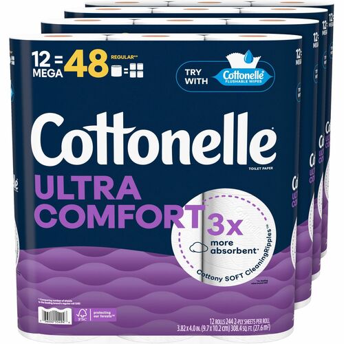 Paper, Toilet, Comfort, 12/PK 4/CT