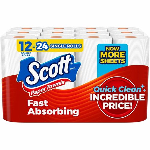 Paper Towel, 12 Roll, 108 Sheets 12/PK