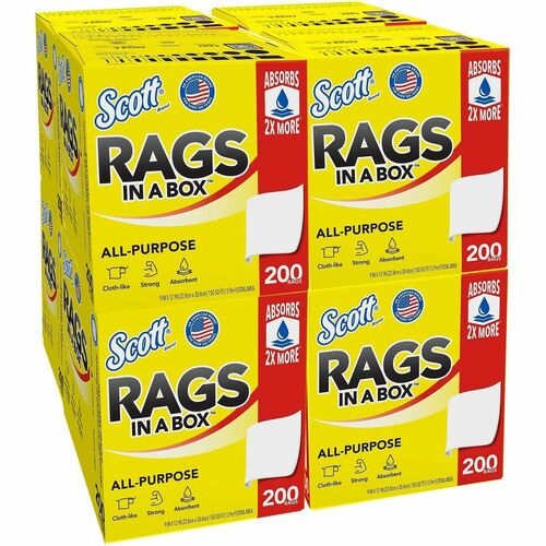 Rags, Rags In A Box, Scott, 200/BX 8/CT