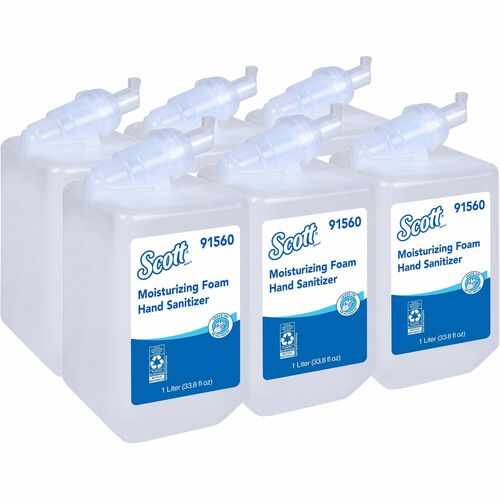 Sanitizer, Moist, Foam, Clear 6/CT