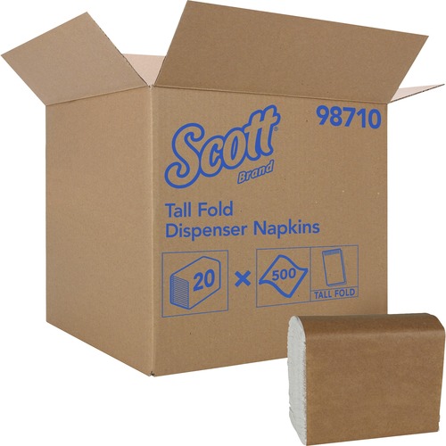 Napkins, Disposable, 1-Ply, 500/PK 20/CT