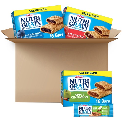 Bar, Nutrigrain, Assorted Flavor 3/CT