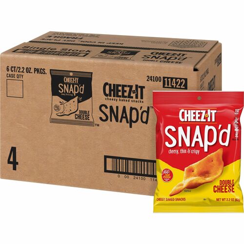 Snap'd Double Cheese 2.2OZ 6/CT