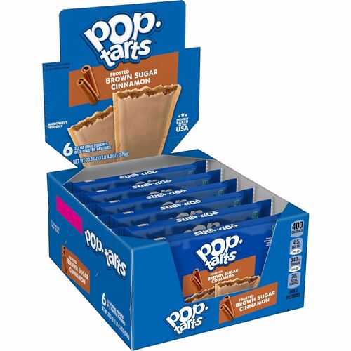 Pop Tarts, 3.67 oz., Brown Sugar and Cinnamon 6/BX