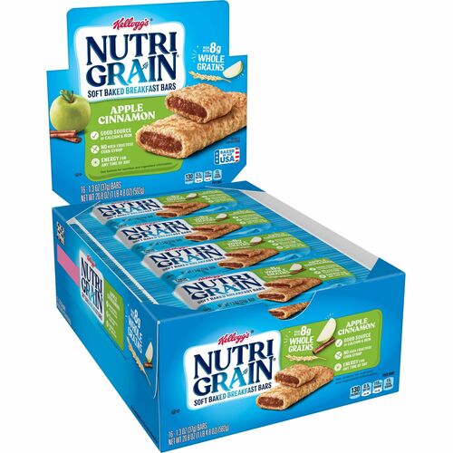 Bar, Cereal, Apple-Cinnamon, NutriGreen 16/BX