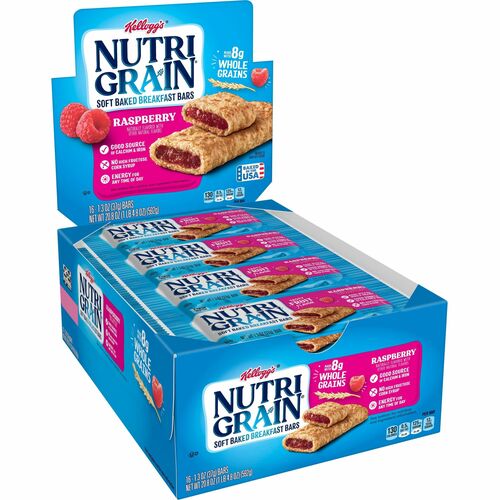 Bar, Cereal, Raspberry, Nutrigrain 16/BX