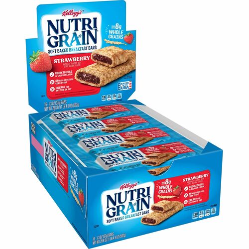 Bar, Cereal, Strawberry, Nutrigreen 16/BX