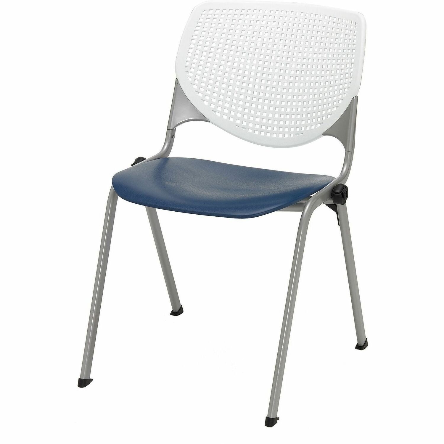 Chair, Kool, Stack, White, Navy