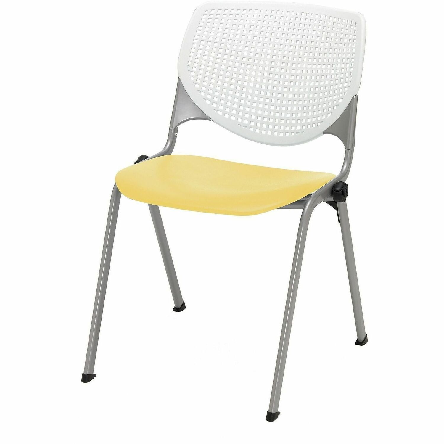 Chair, Kool, Stack, White, Yellow