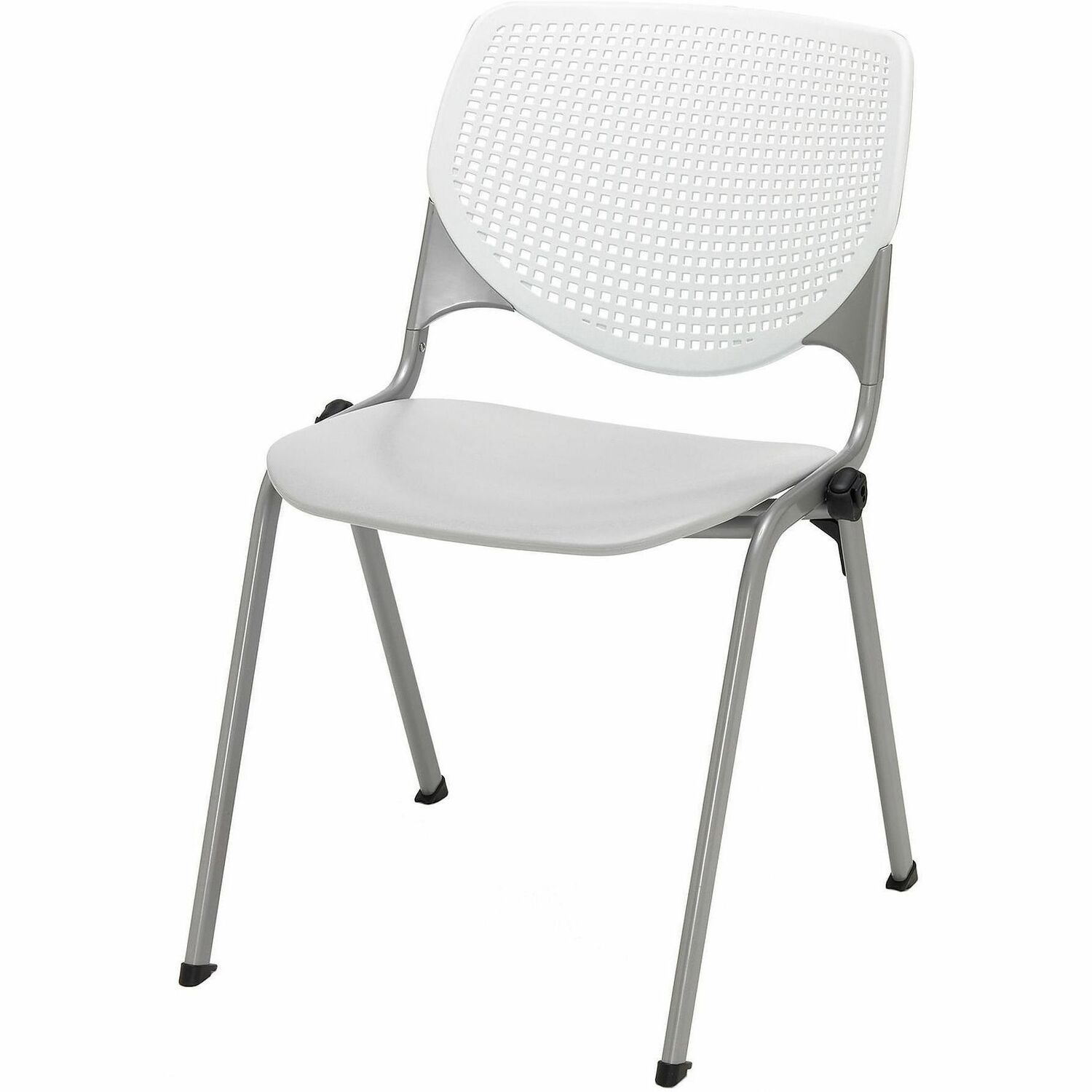 Chair, Kool, Stack, White, Light Gray