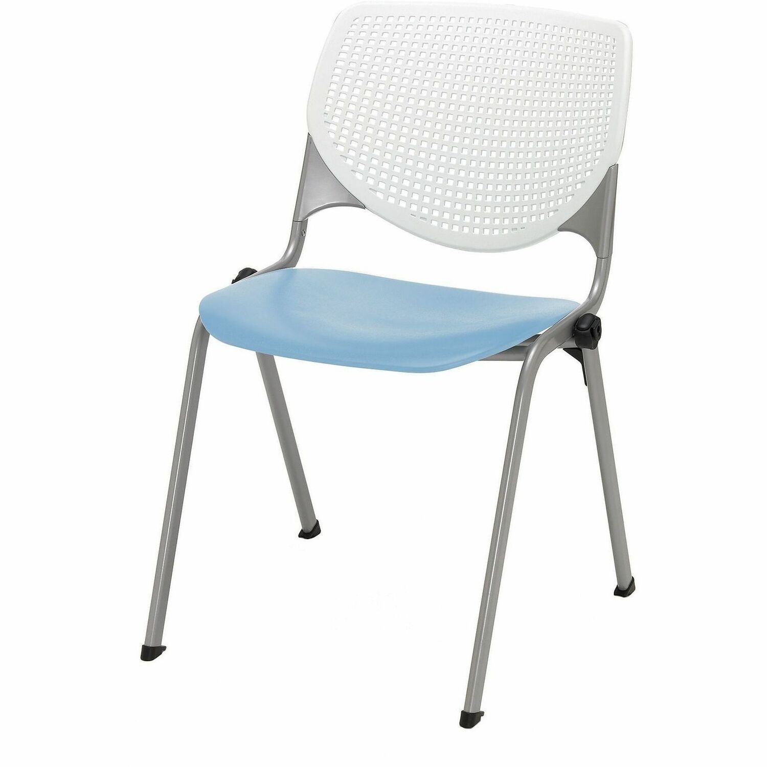 Chair, Kool, Stack, White, Sky Blue