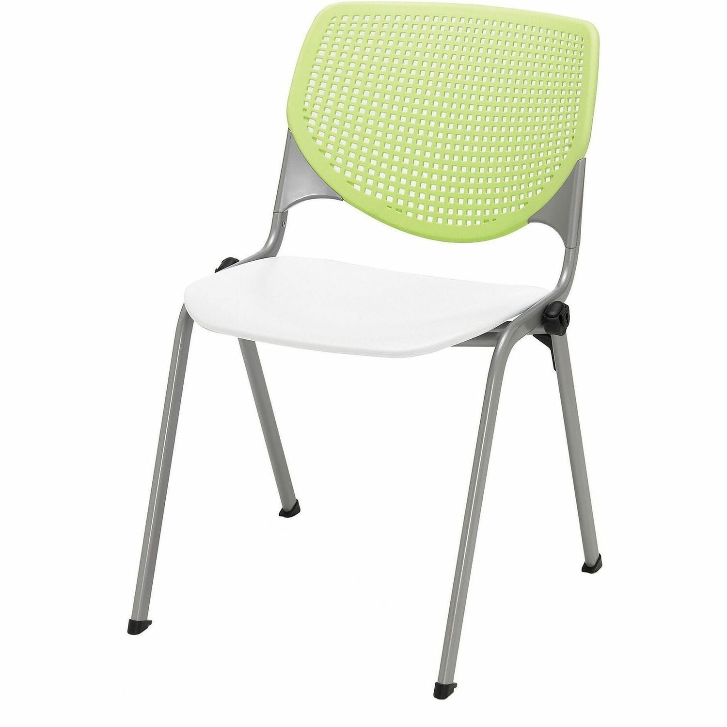 Chair, Kool, Stack, Light Medium Green, White
