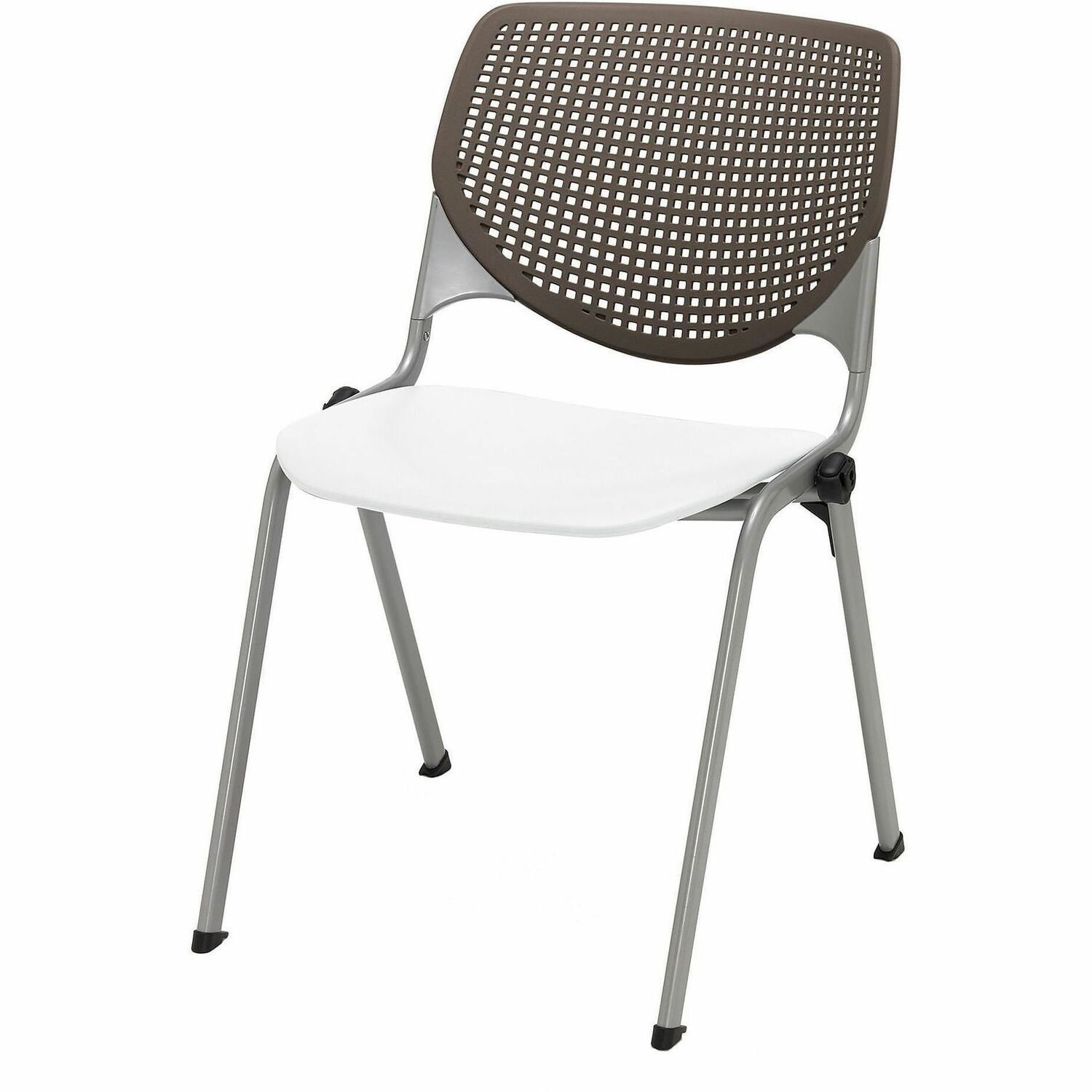 Chair, Kool, Stack, Brownstone, White