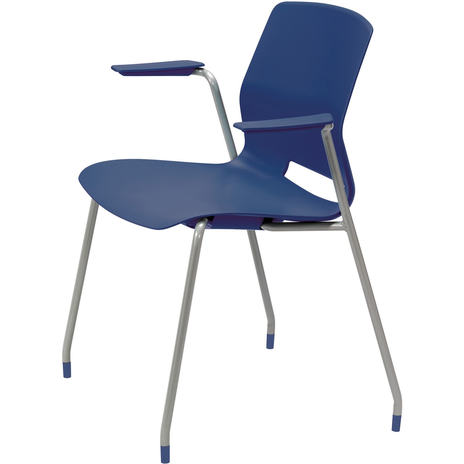Chair, 4-Leg, With Arm, Nylon