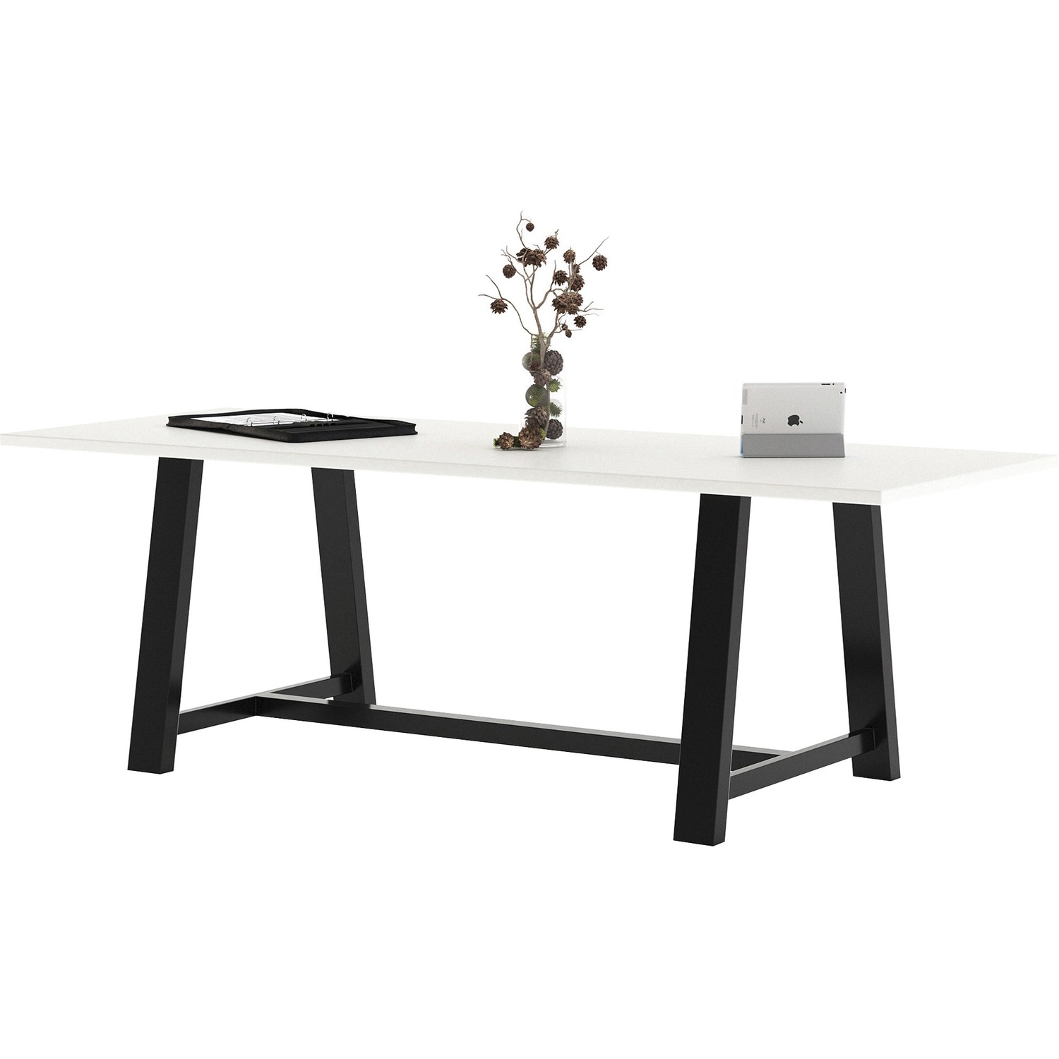 Table, W/HPL Top, 36 X 96, White