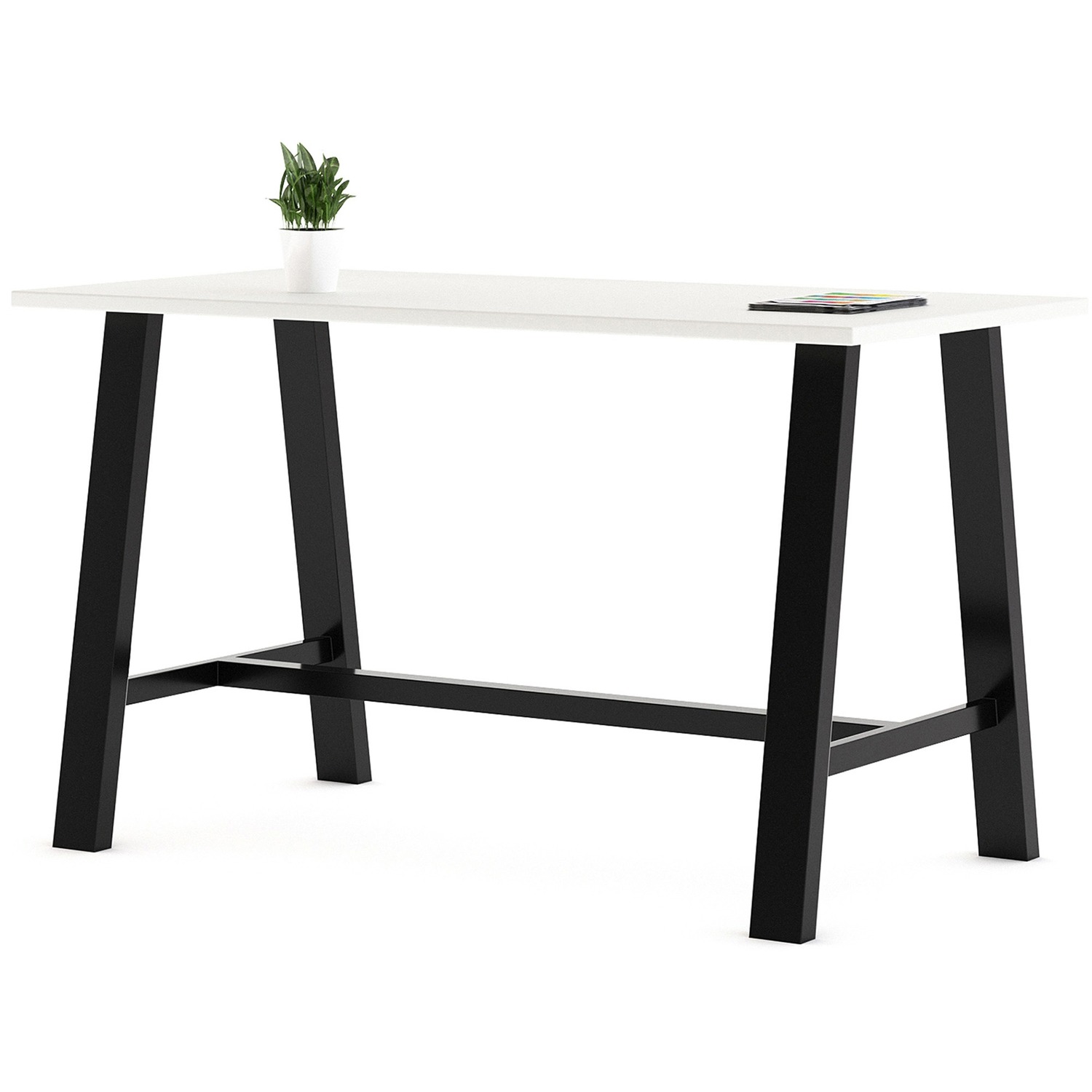 Table, Conference, Bistro, 3 X 6, White