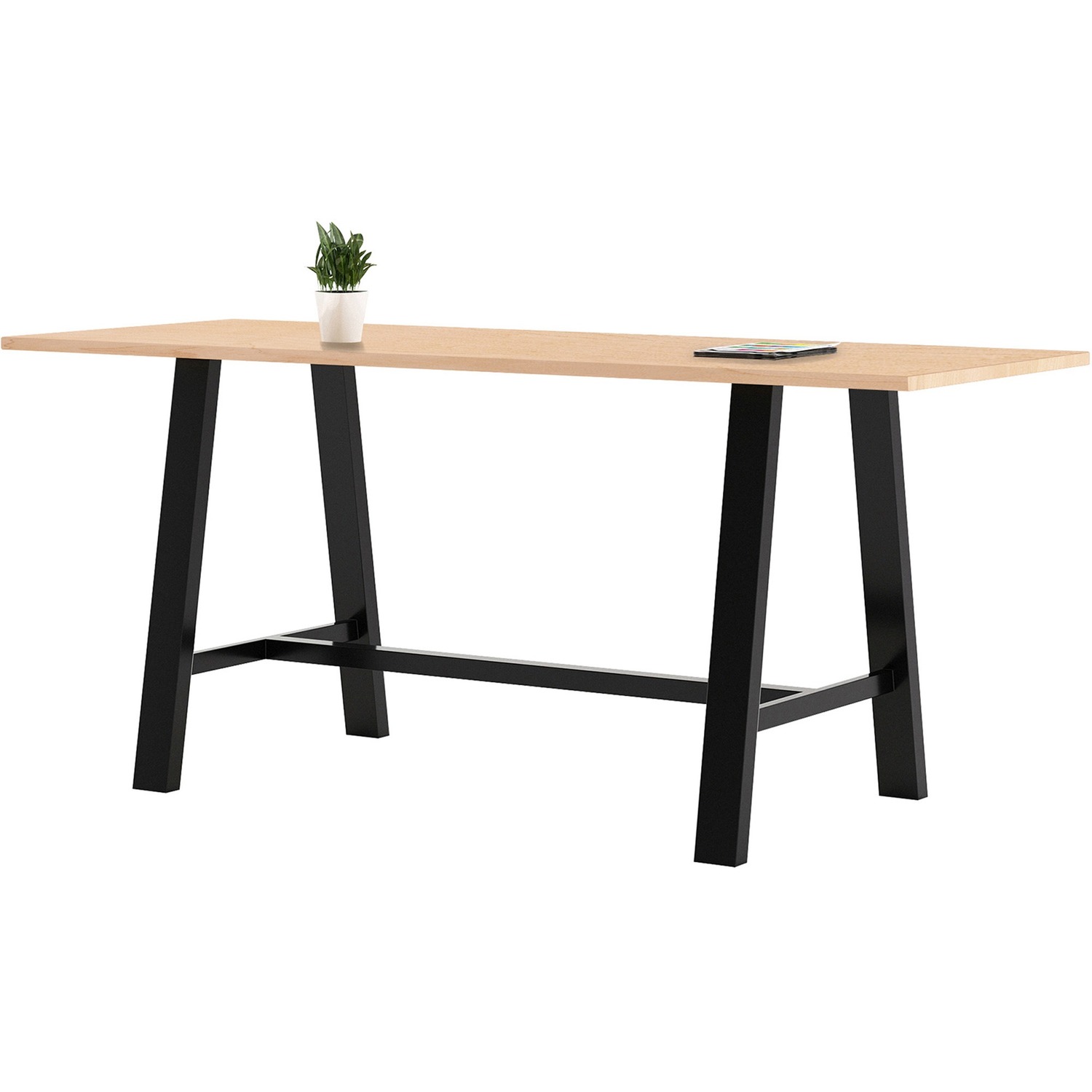 Table, Conference, Bistro, 3 X 7, Maple