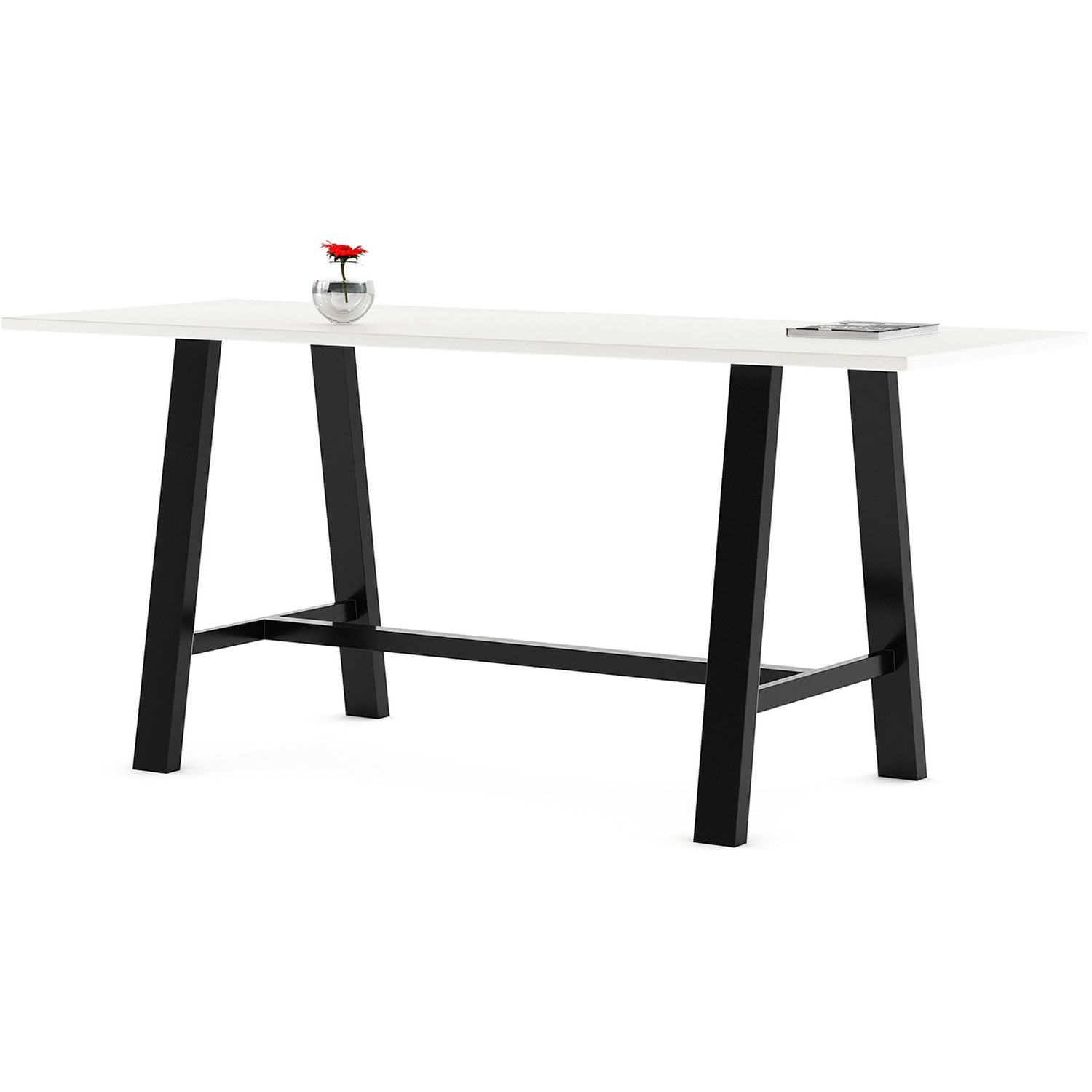Table, Conference, Bistro, 3X8, White