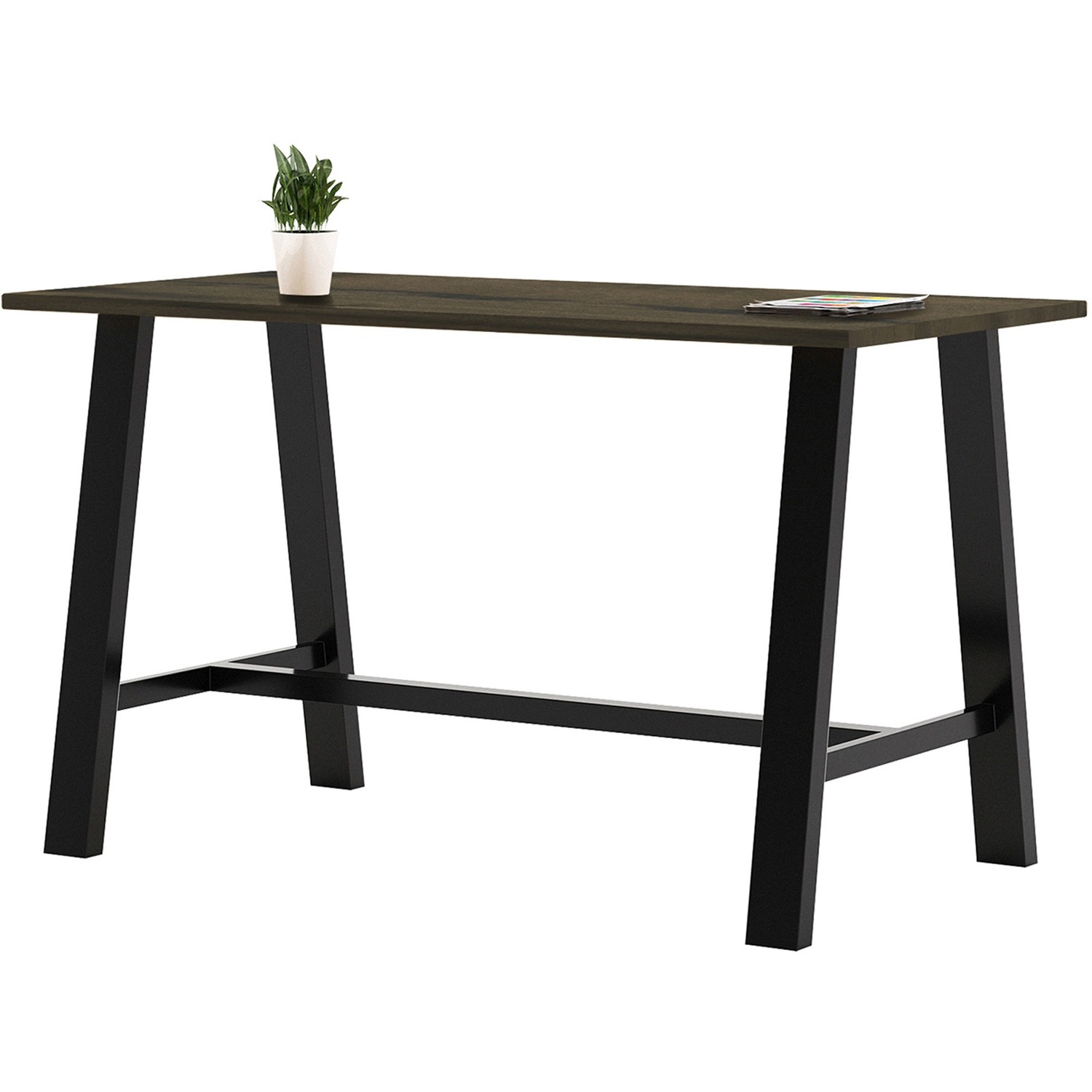 Table, Conference, Bistro, 3 x 6, Brown Wood