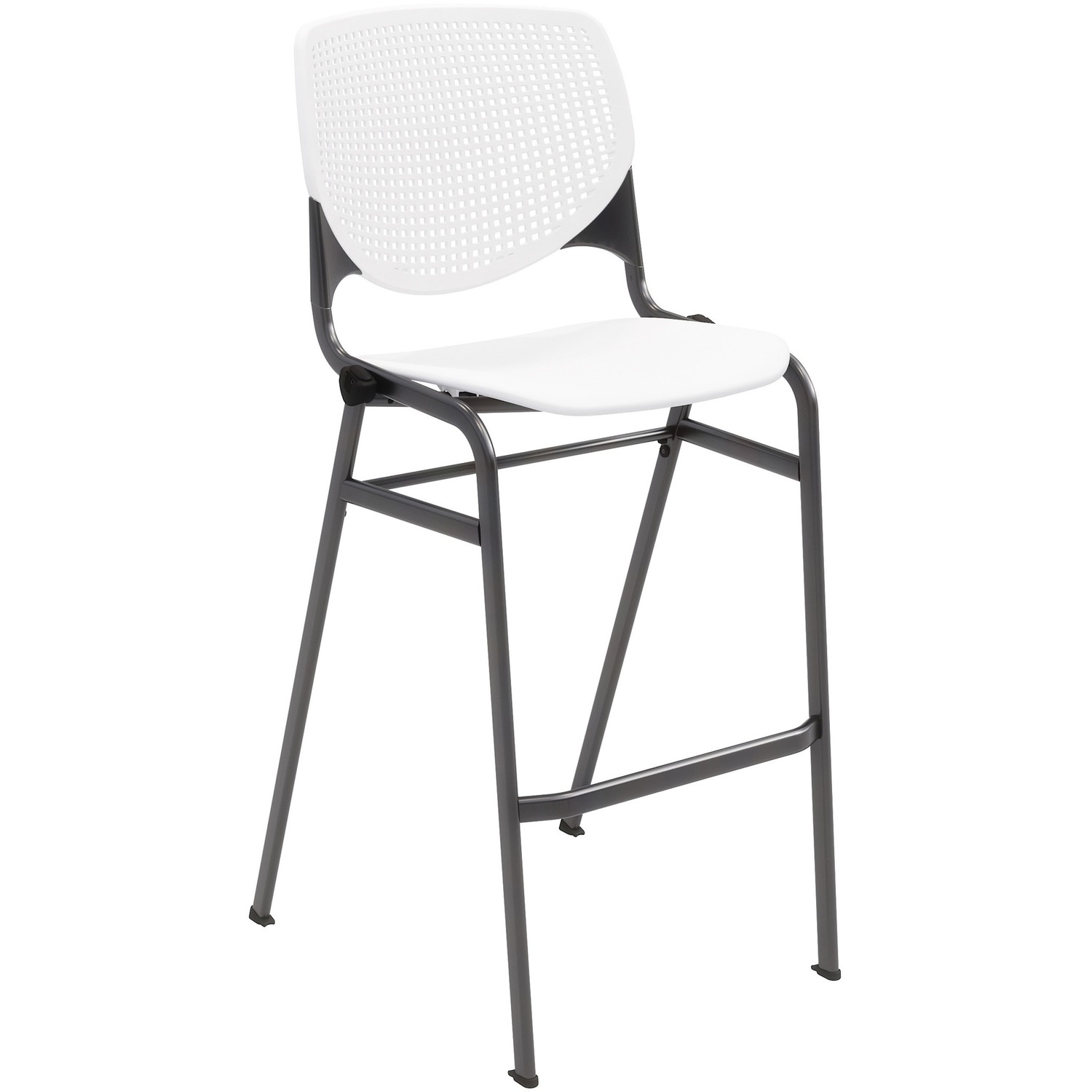Barstool, Stack, White