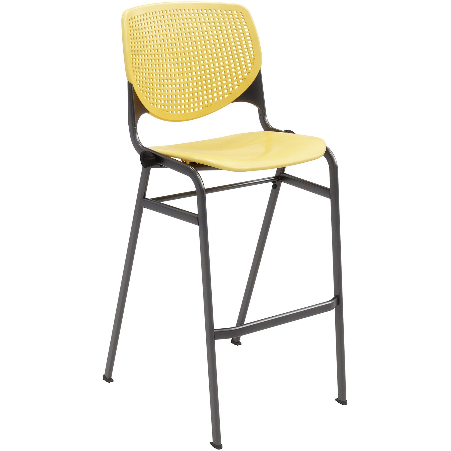 Barstool, Stack, Yellow