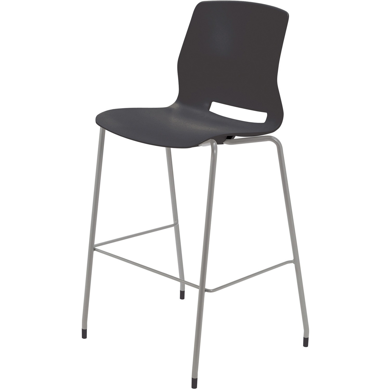 Stool, 30", Poly, Black
