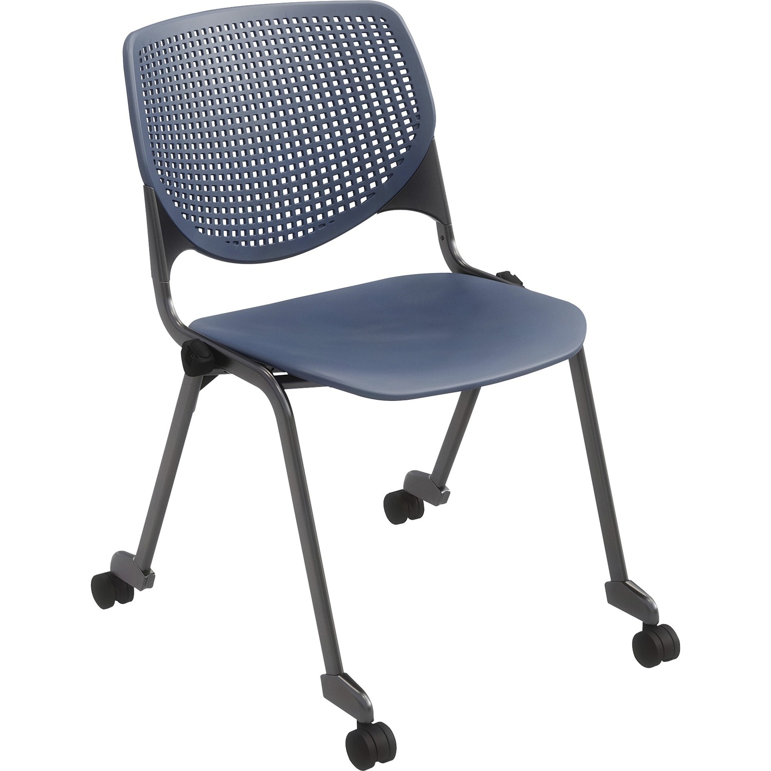 Poly Caster Stack Chair
