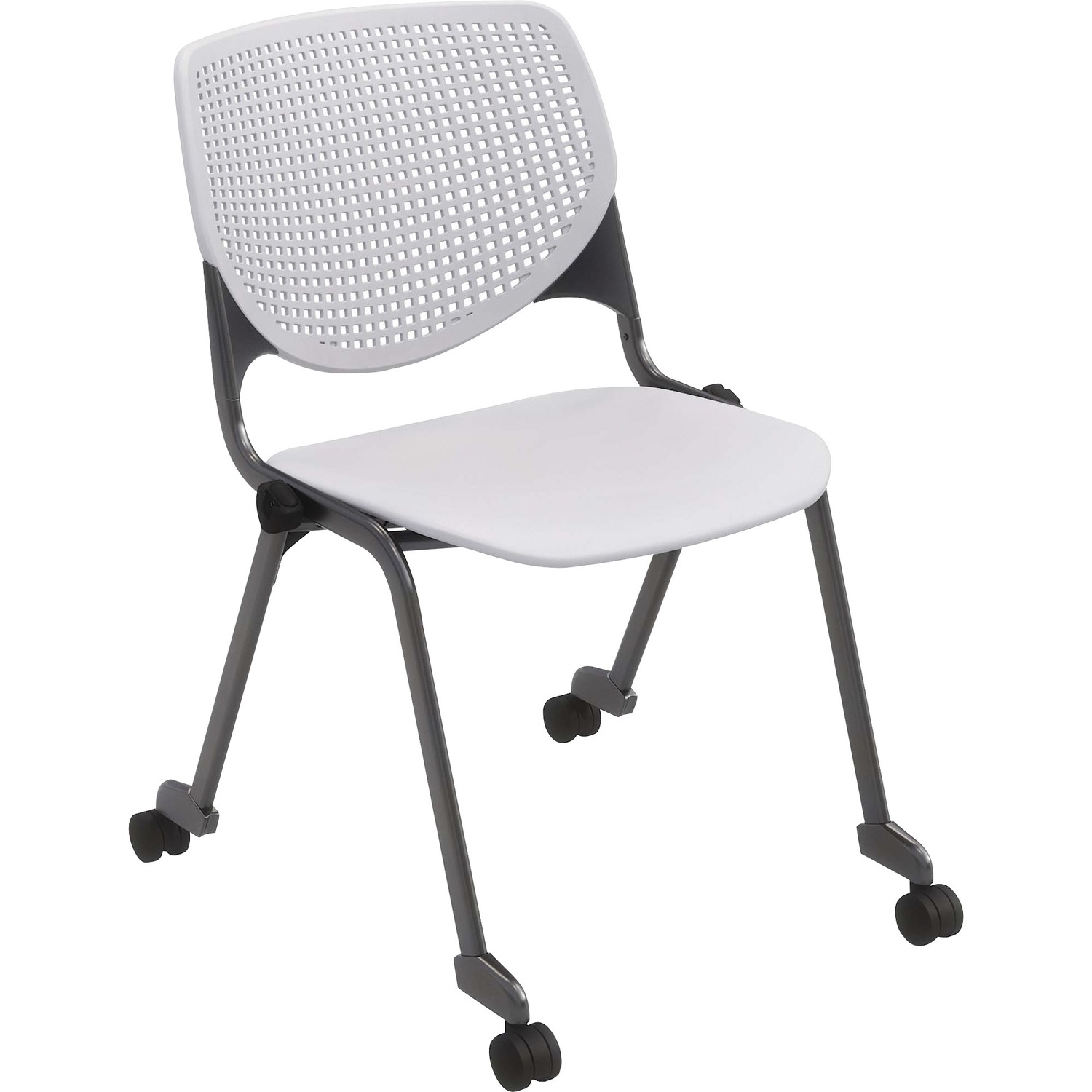 Poly Caster Stack Chair