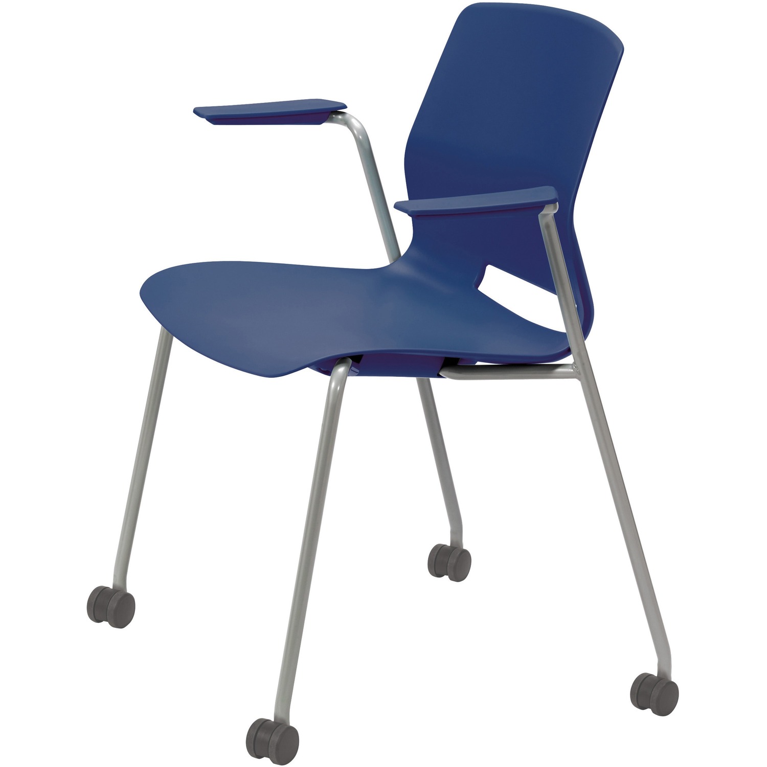 Chair, 4-Leg, Arms & Casters, NY