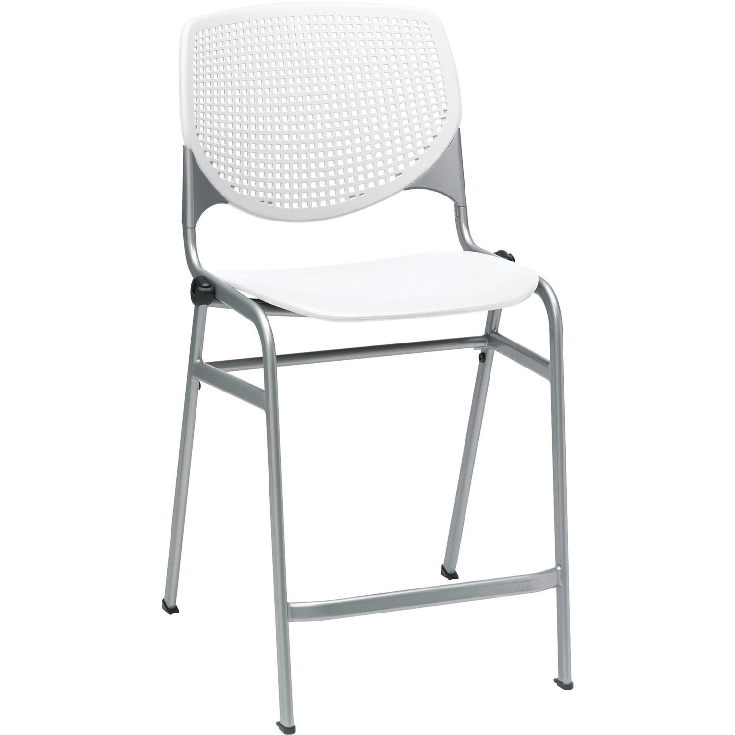 Stool, Counter Height, Poly, White