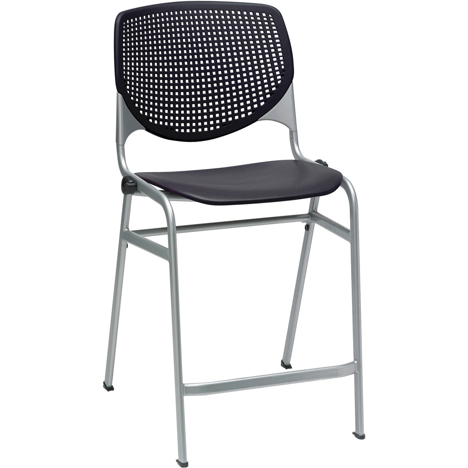Stool, Counter Height, Poly, Black