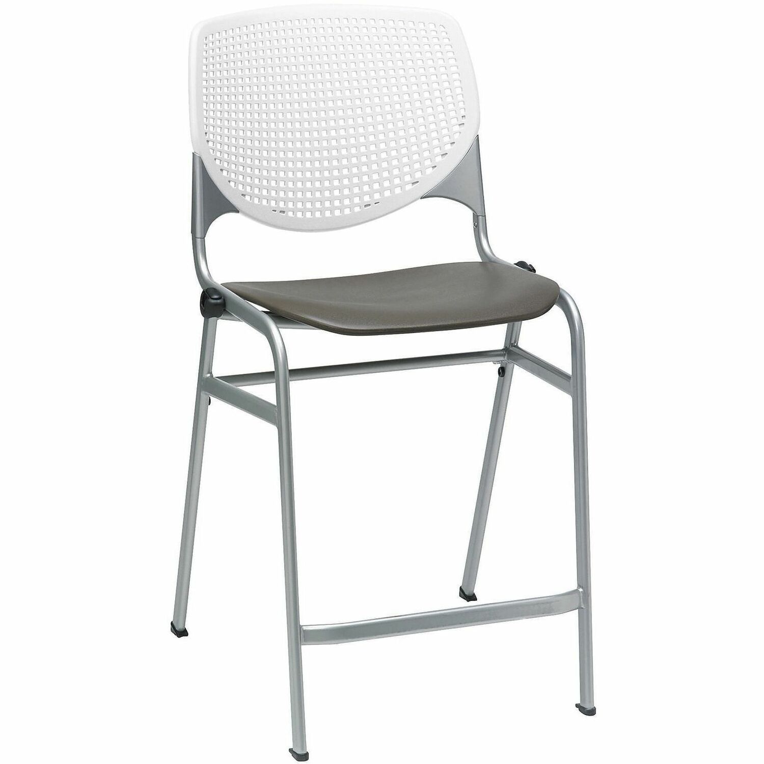 Stool, Counter, White, Brownstone