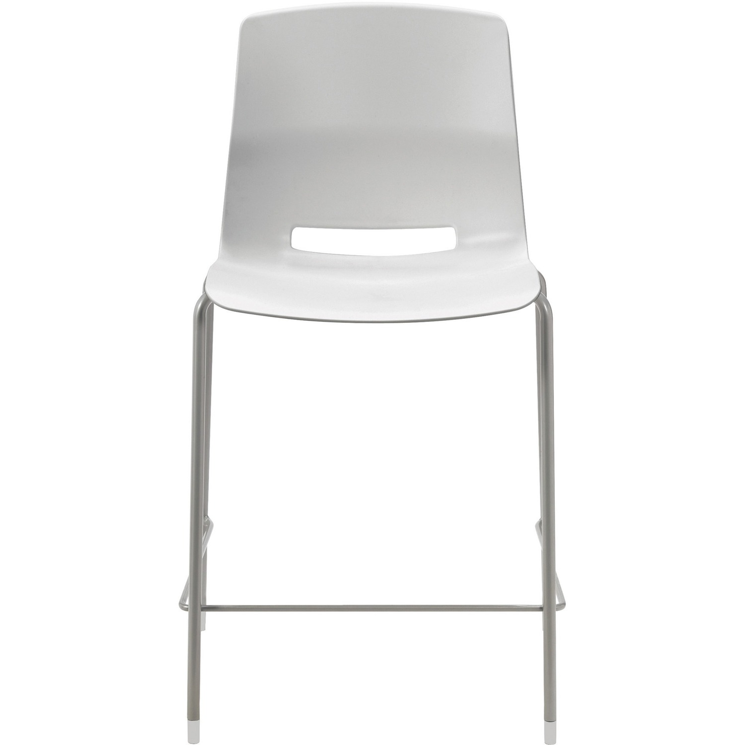 Stool, 25", Poly, Light Gray