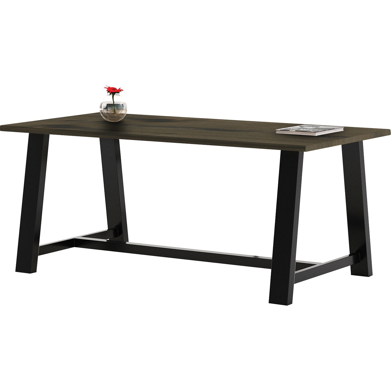 Table, W/Wdtop, 36x72, Walnut