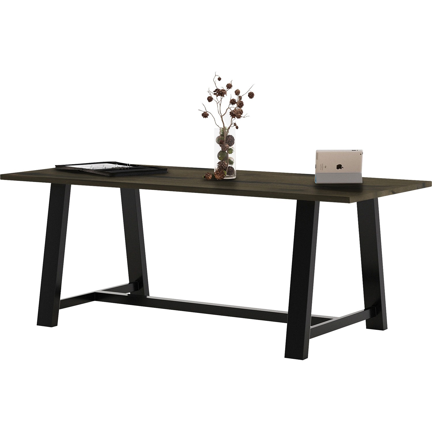 Table, W/Wdtop, 36x84, Walnut