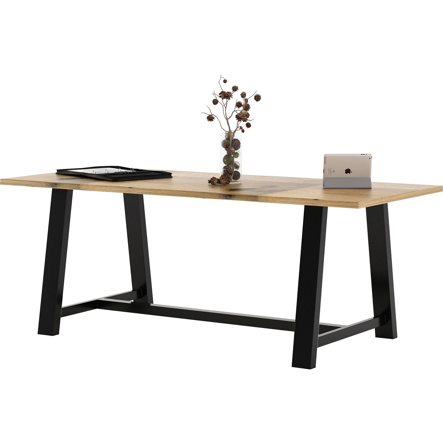 Table, W/Wdtop, 36x84, Natural