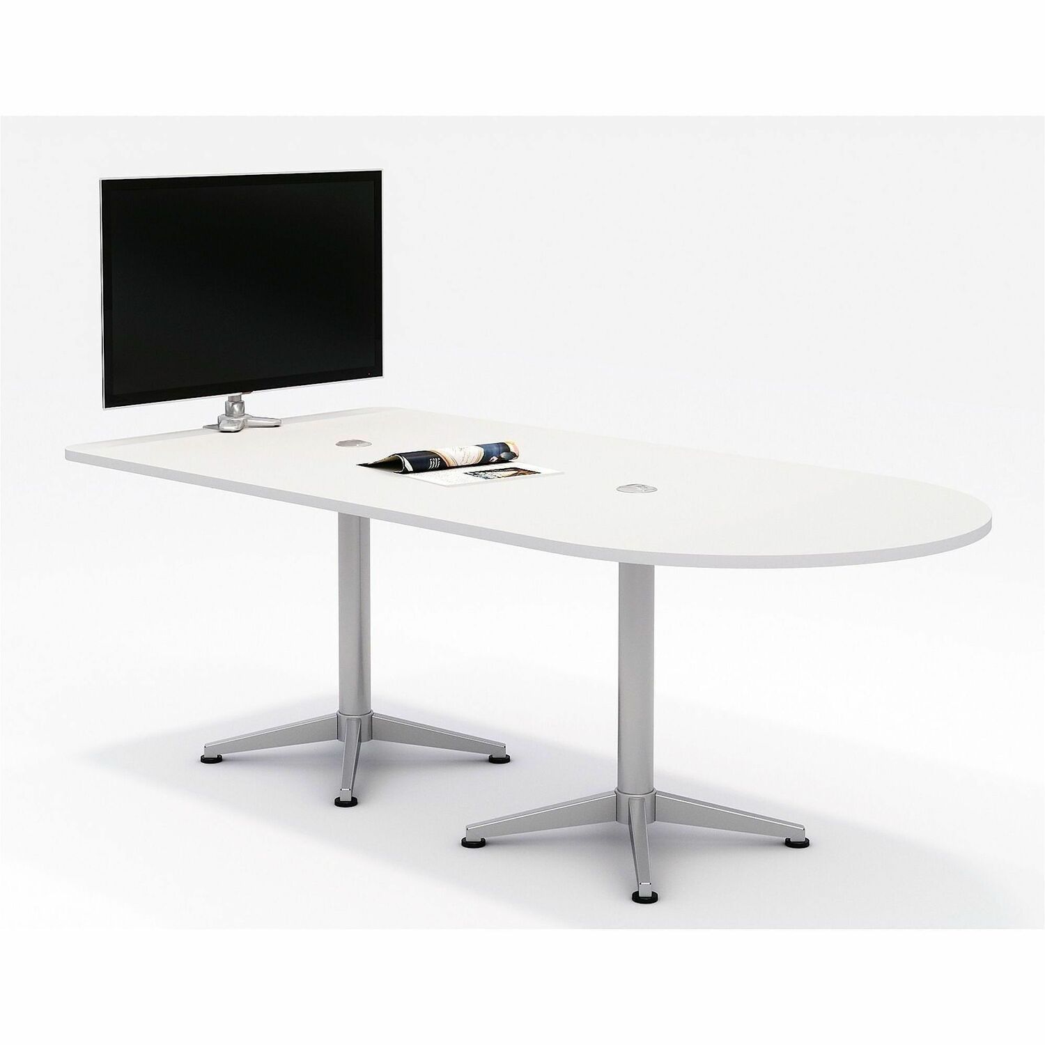 Table, Hlfrnd, 42x84, White